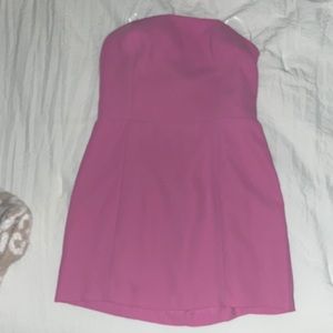 strapless amanda uprichard mini dress size medium never worn!!